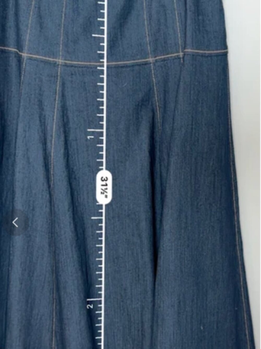 Cinq à Sept's Veena Denim Midi-Skirt - Size 10 - Picture 2 of 5